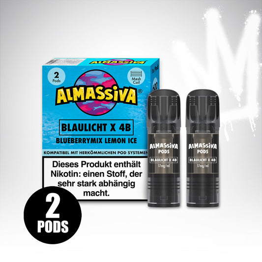 Blaulicht X 4B - 17mg/ml - Prefilled Pods (MatchBar) (2 Stück)