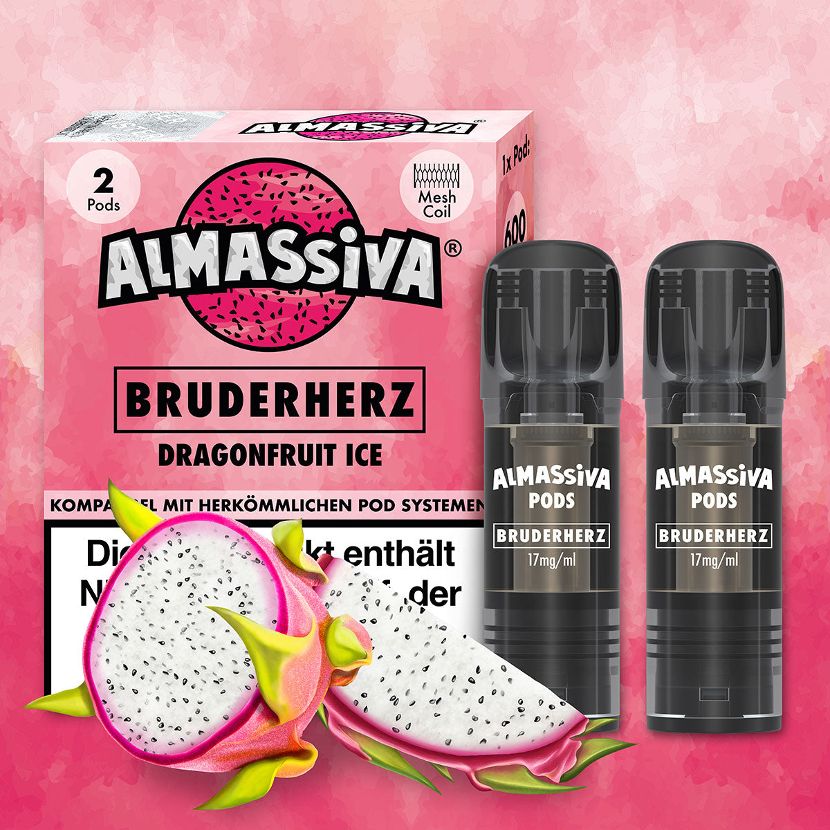 Bruderherz - 17mg/ml - Prefilled Pods (MatchBar) (2 Stück)