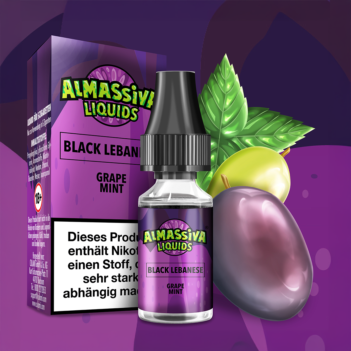 Al Massiva - Black Lebanese - Nikotinsalz