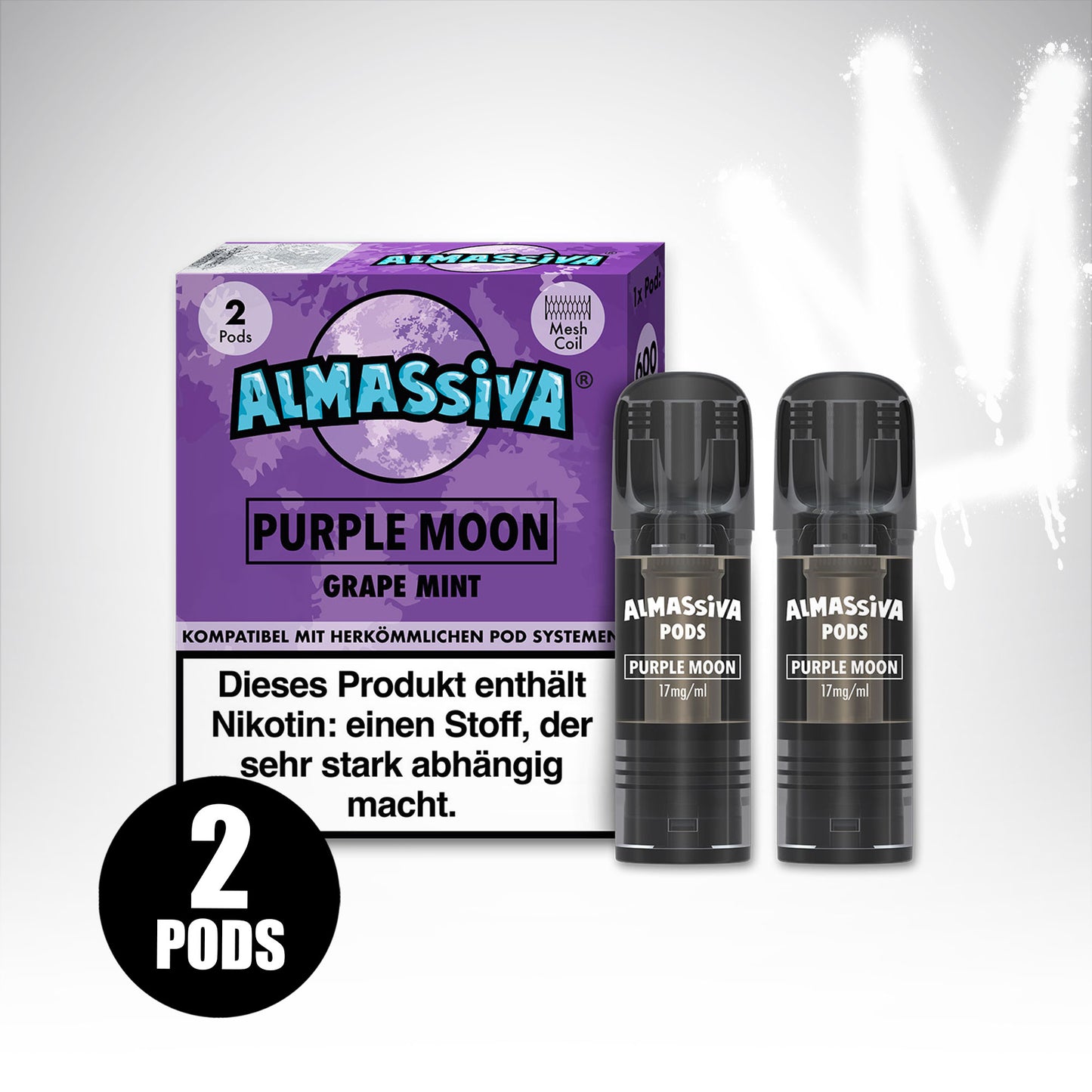 Purple Moon - 17mg/ml - Prefilled Pods (MatchBar) (2 Stück)