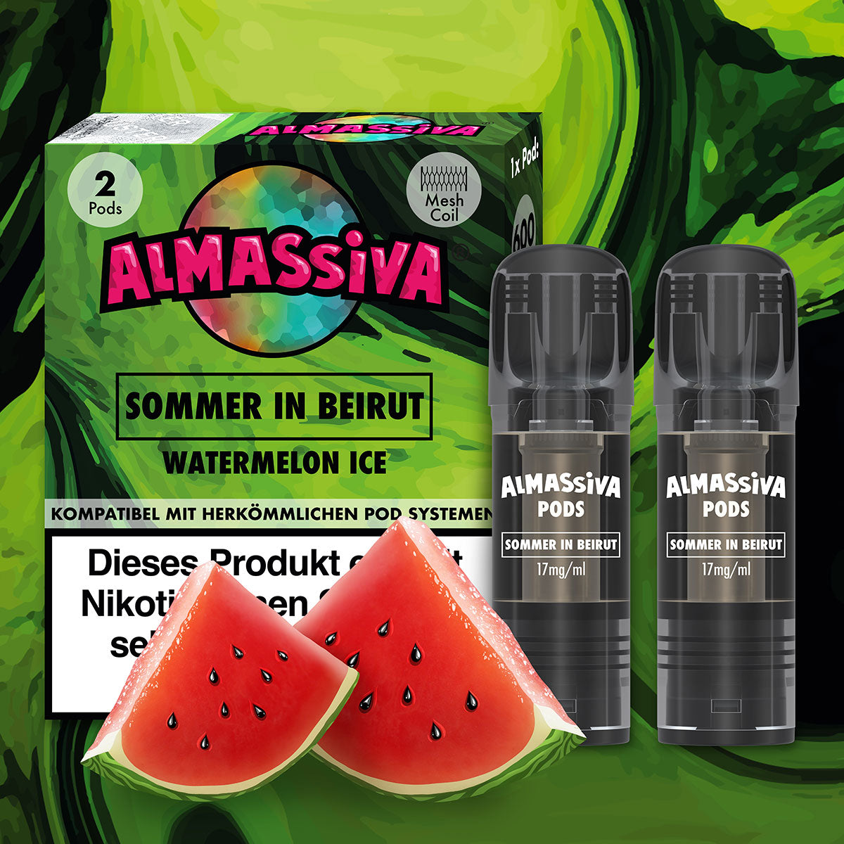 Sommer in Beirut - 17mg/ml - Prefilled Pods (MatchBar) (2 Stück)