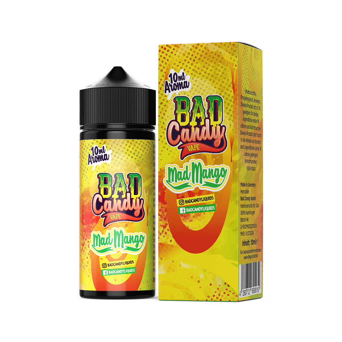 Bad Candy - Mad Mango - 10ml Aroma (Longfill)