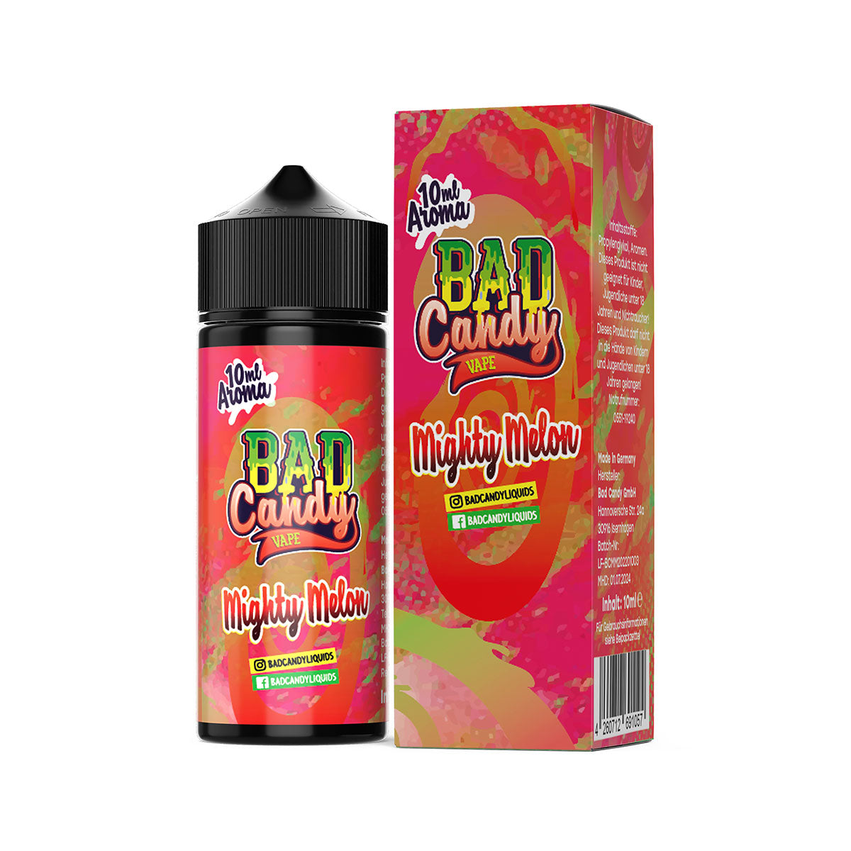 Bad Candy - Mighty Melon - 10ml Aroma (Longfill)