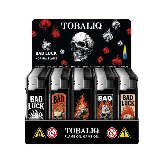 Bad Luck Elektronik Motivfeuerzeug - 50er Display