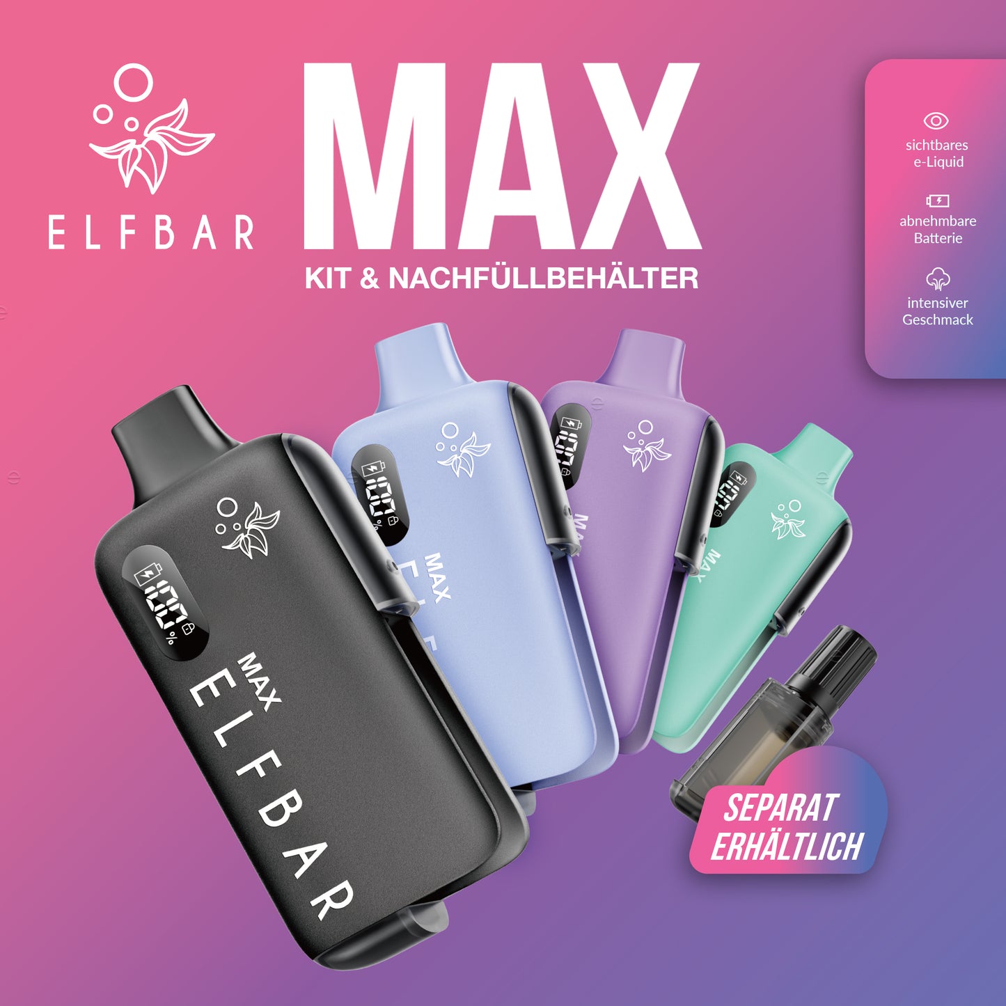 ELF Bar - Elfbar MAX - Basisgerät