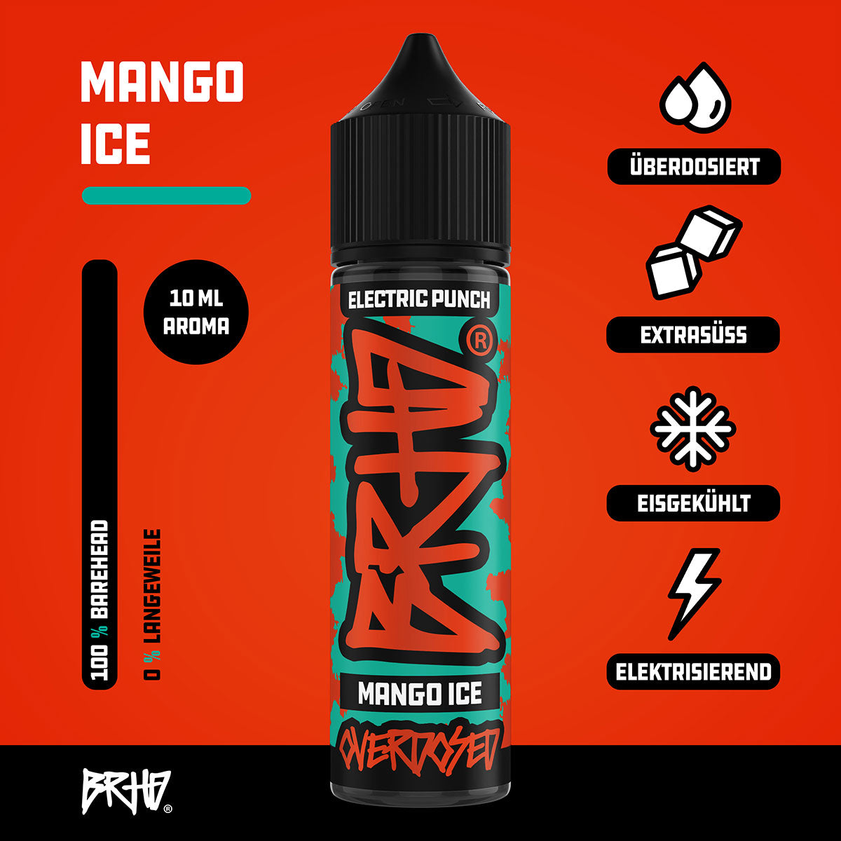 Barehead - BRHD - Mango Ice - 10ml (Longfill)