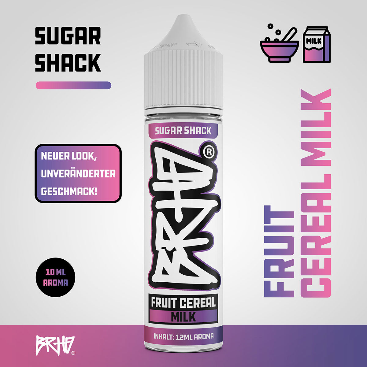 Barehead - BRHD - Fruit Cereal Milk - 12ml (Longfill)