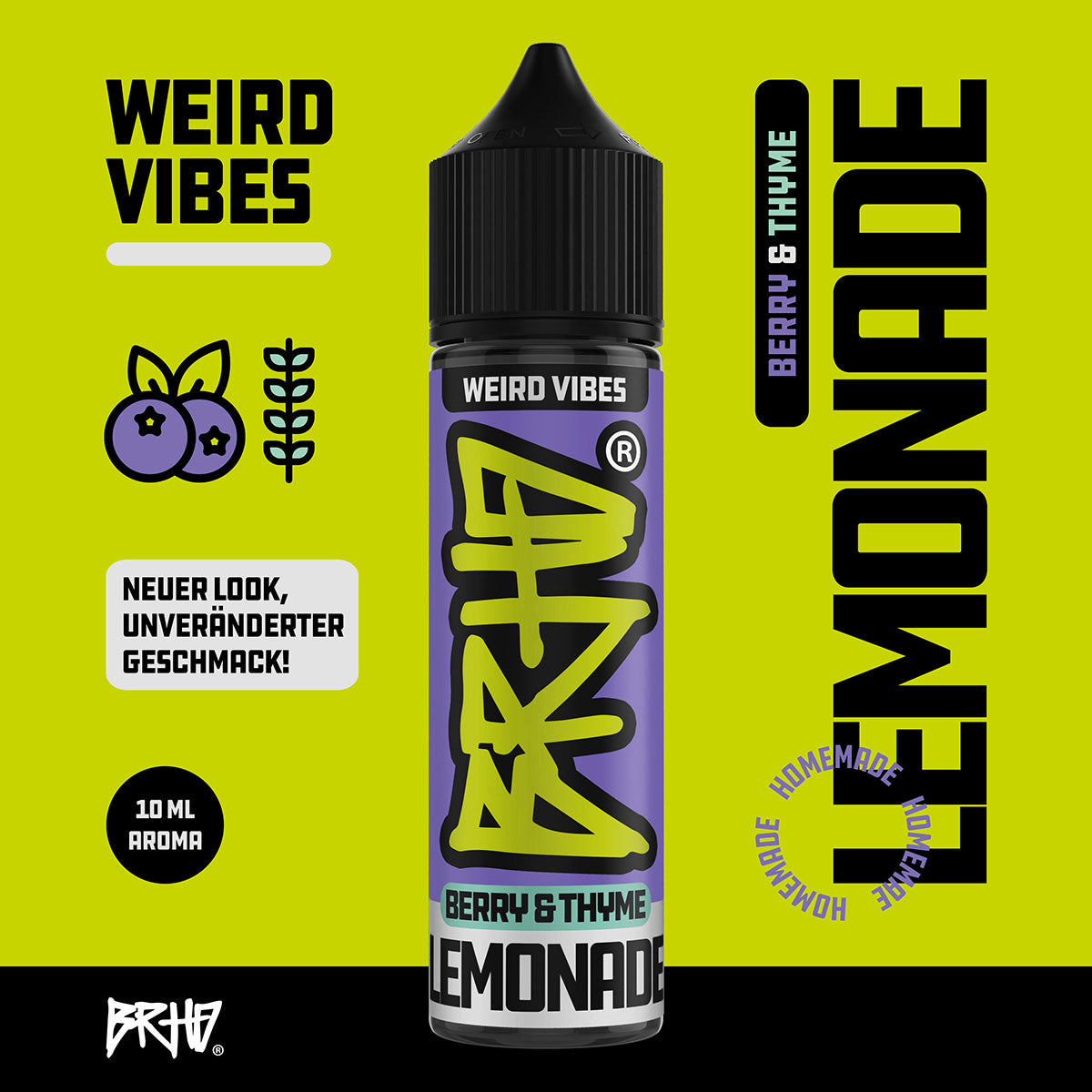 Barehead - BRHD - Berry & Thyme Lemonade - 10ml (Longfill)