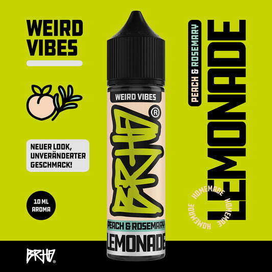 Barehead - BRHD - Peach & Rosemary Lemonade - 10ml (Longfill)