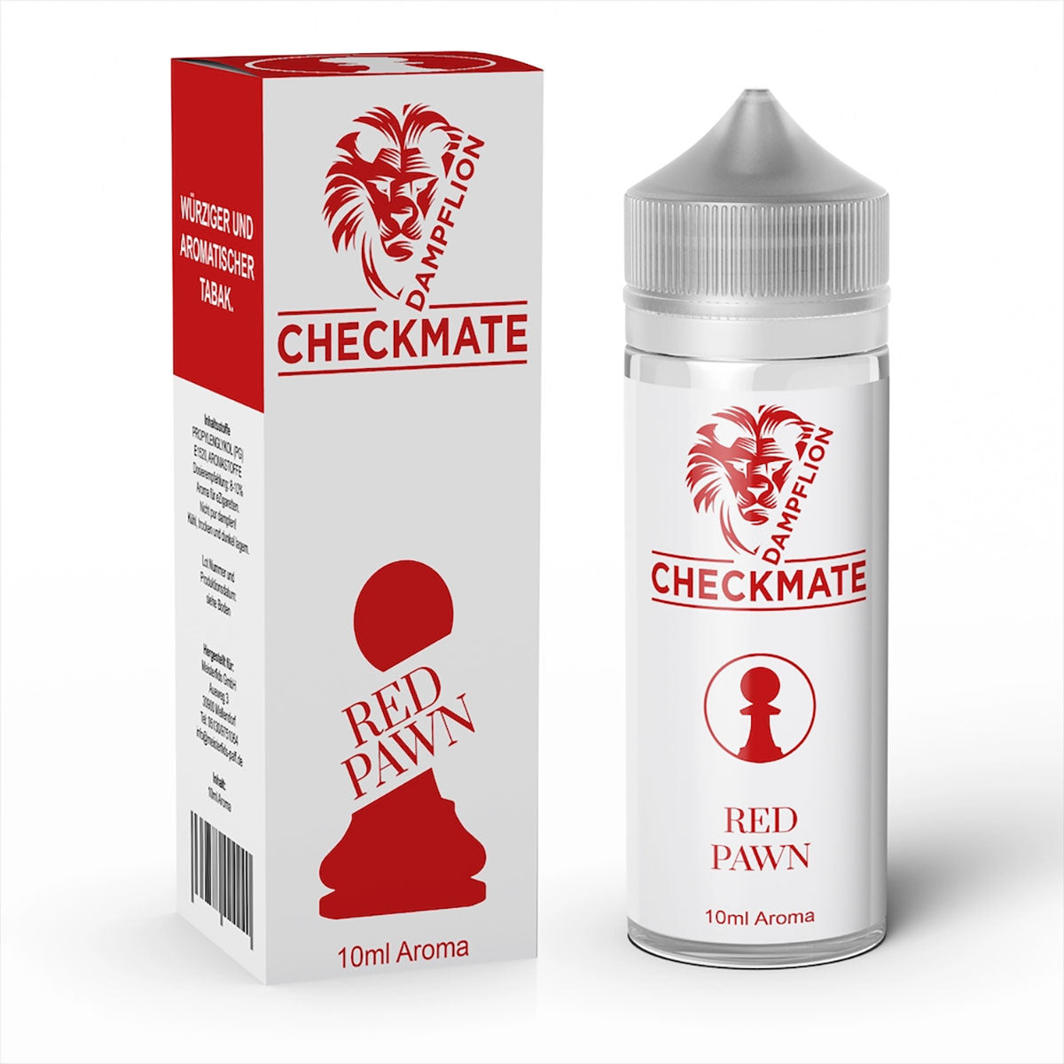 Dampflion - Checkmate - Red Pawn - 10ml Aroma (Longfill)