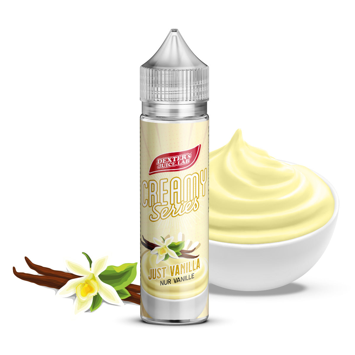 Dexter's Juice Lab - Just Vanilla - Creamy Series - 10ml Aroma (Longfill)