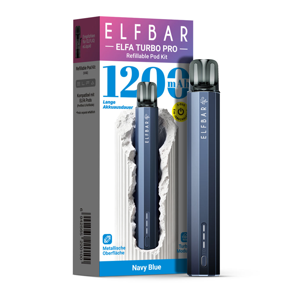 ELF Bar - ELFA Turbo Pro - Refill Pod Kit - Basisgerät mit Pod - 0,8 Ohm