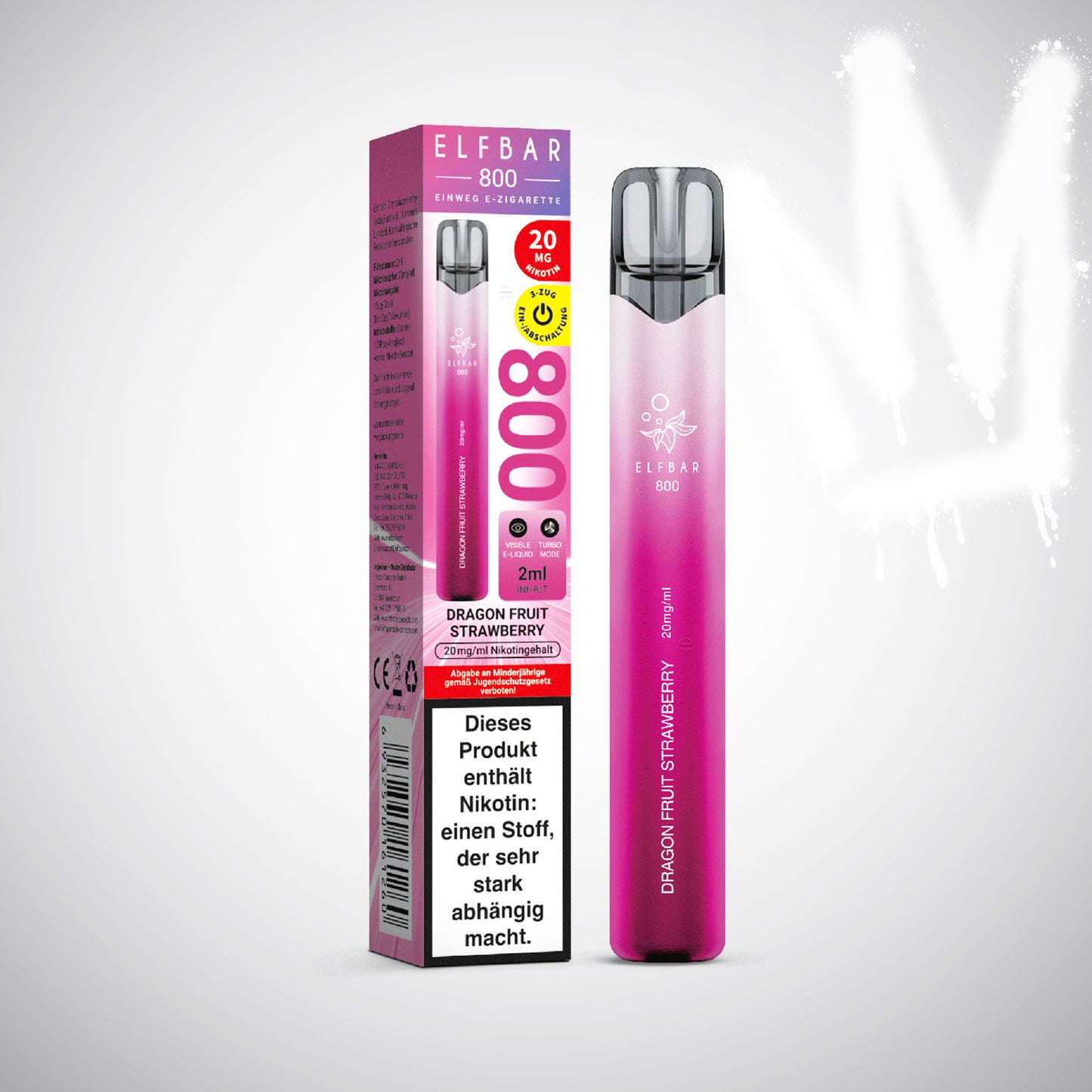 ELFBAR 800 - Dragon Fruit Strawberry