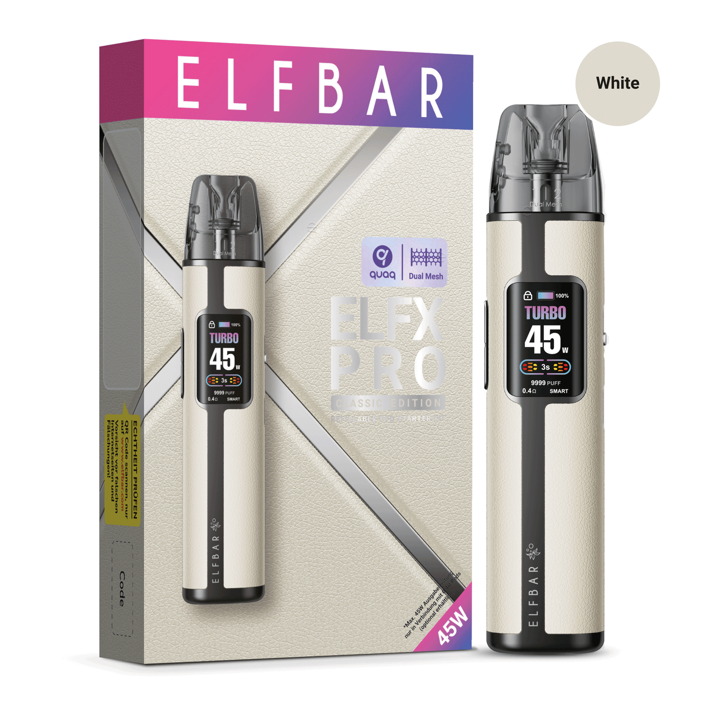 ELF Bar - ELFX Pro - Kit - White