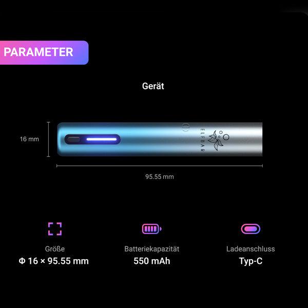 ELF Bar - ELFA Turbo - Refill Pod Kit - Basisgerät mit Pod - 0,8 Ohm