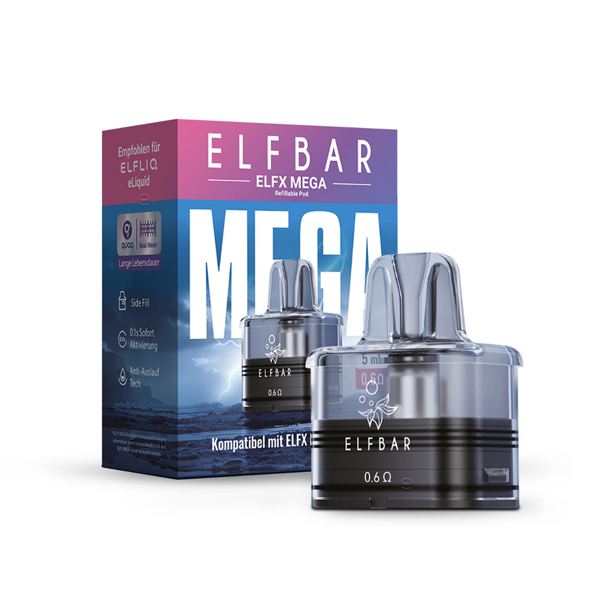 Elfbar - ELFX Mega - Refilable Pod