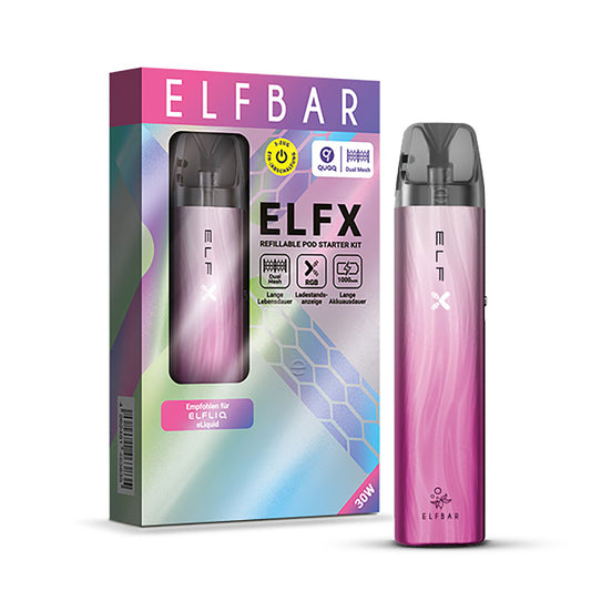 ELF Bar - ELFX - Kit - Silver Pink