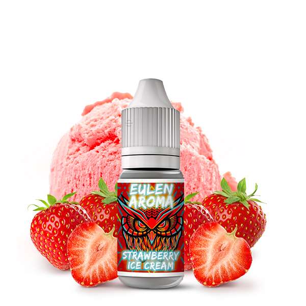 Eulen Aroma - Strawberry Ice Cream - 10ml Aroma