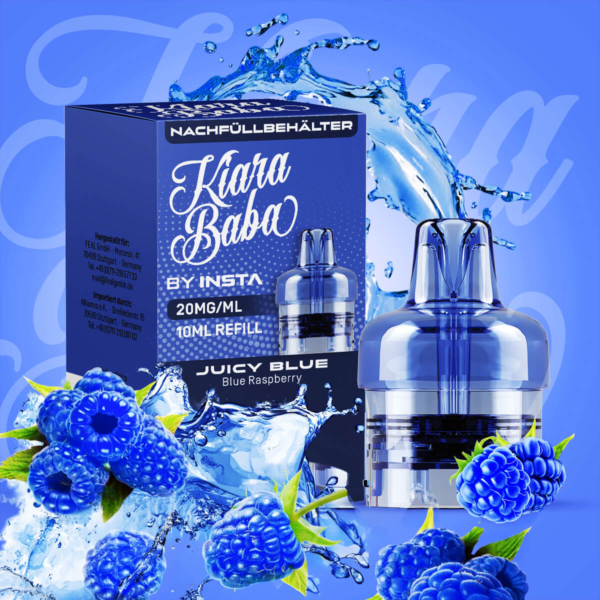 Kiara Baba 10K - Pod - Juicy Blue