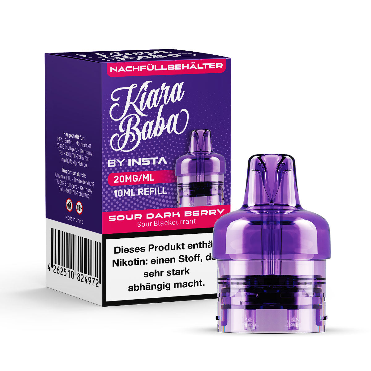 Sour Dark Berry - Kiara Baba 10K - Pod