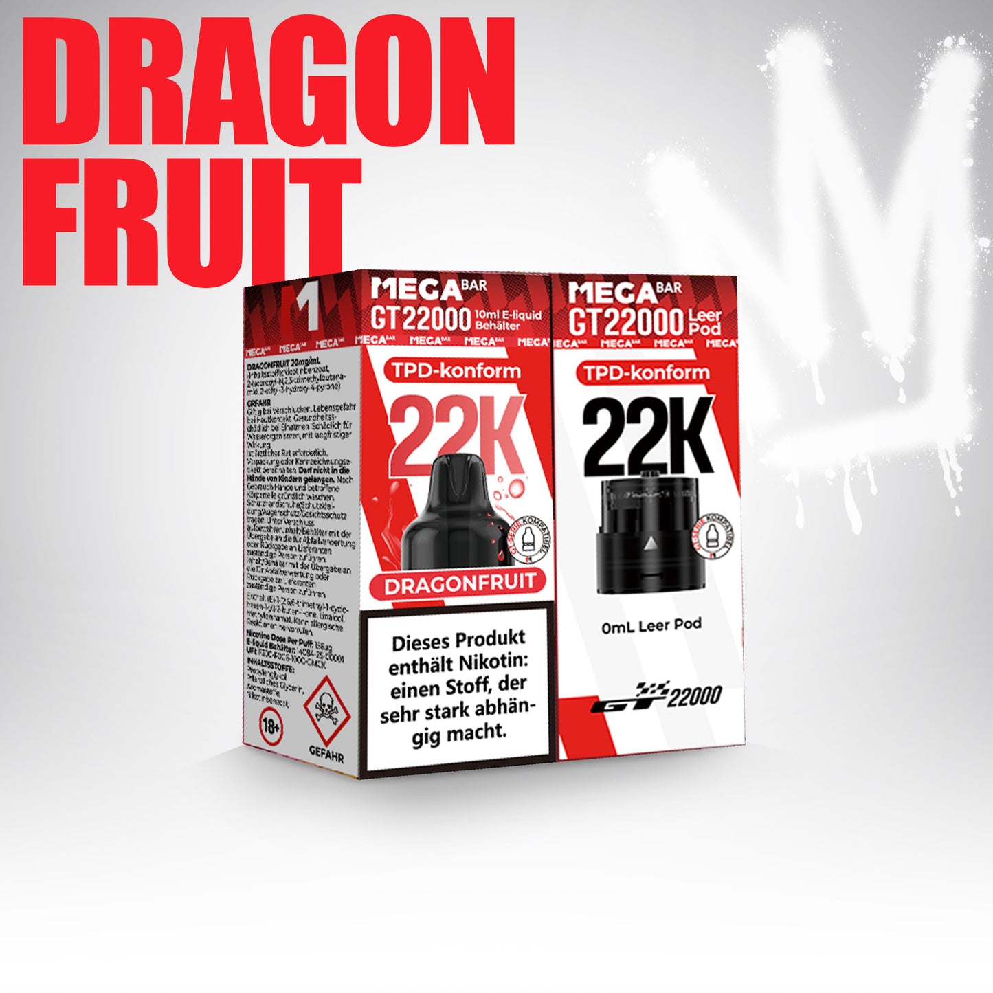Dragonfruit - Megabar GT 22000 - Pod
