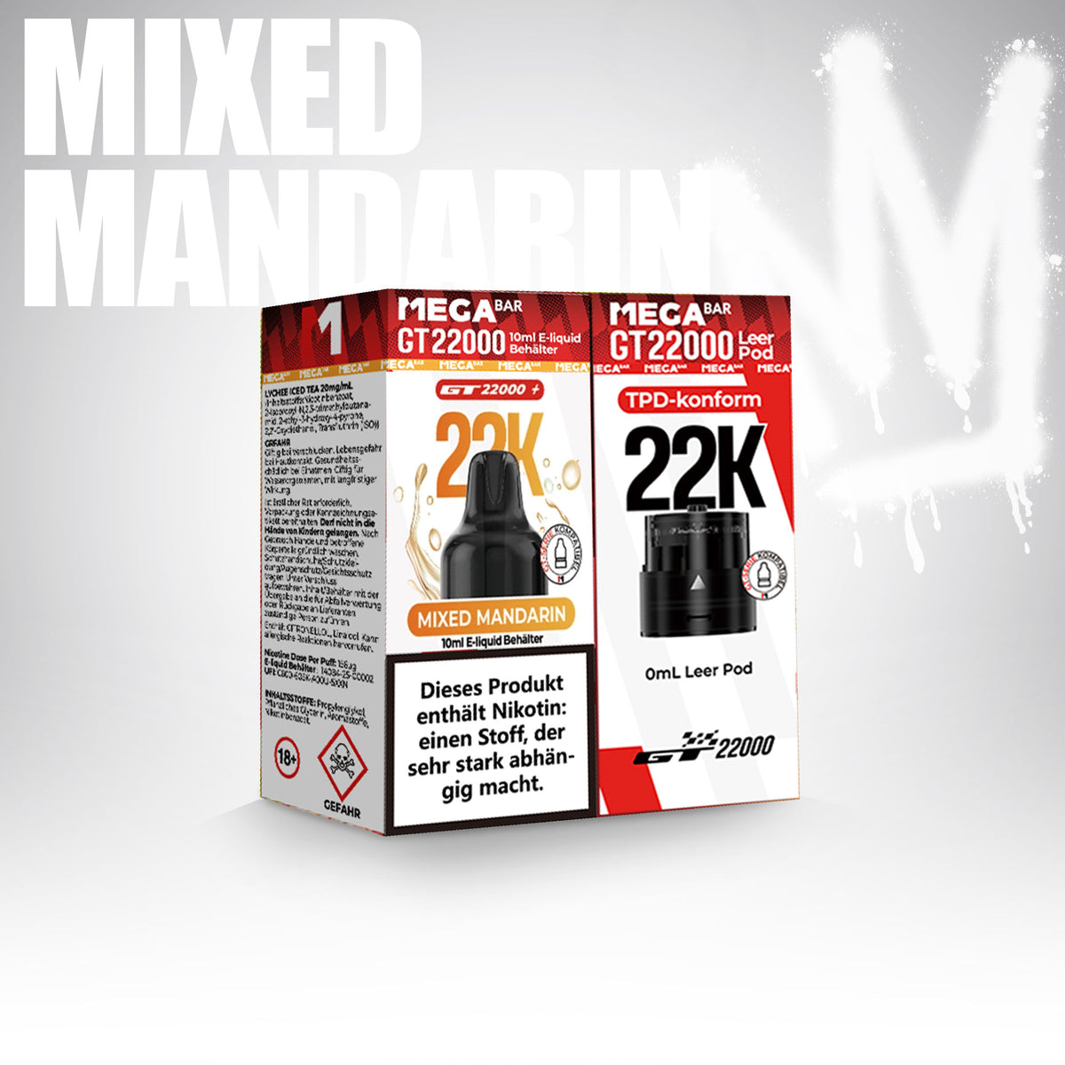 Mixed Mandarin - Megabar GT 22000 - Pod