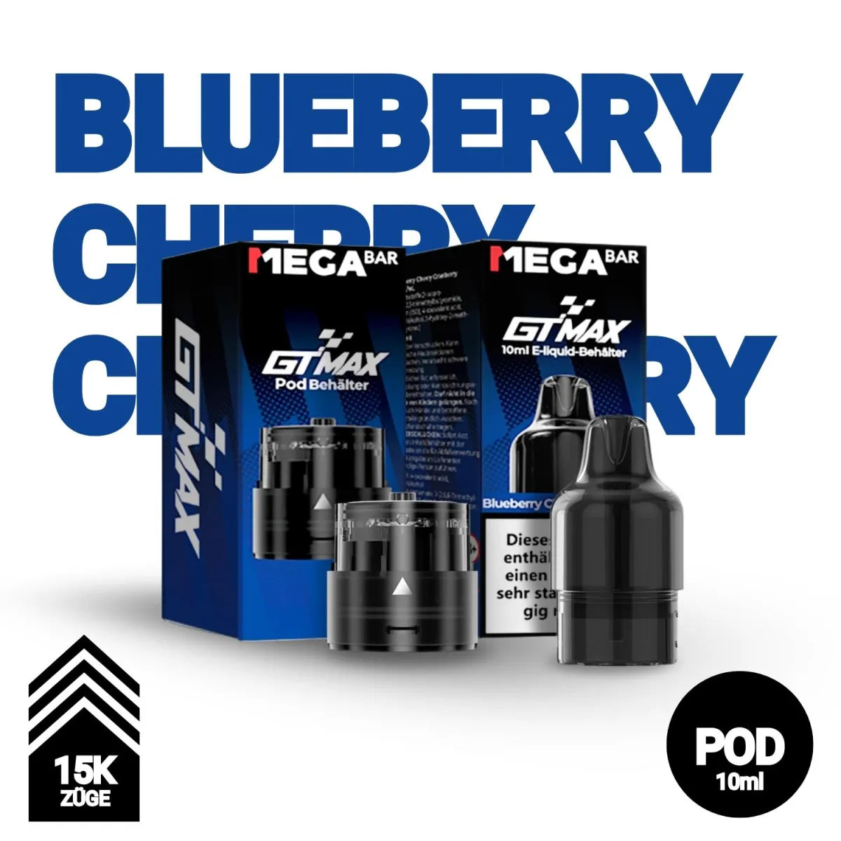 Blueberry Cherry Cranberry - Megabar GT Max - Pod
