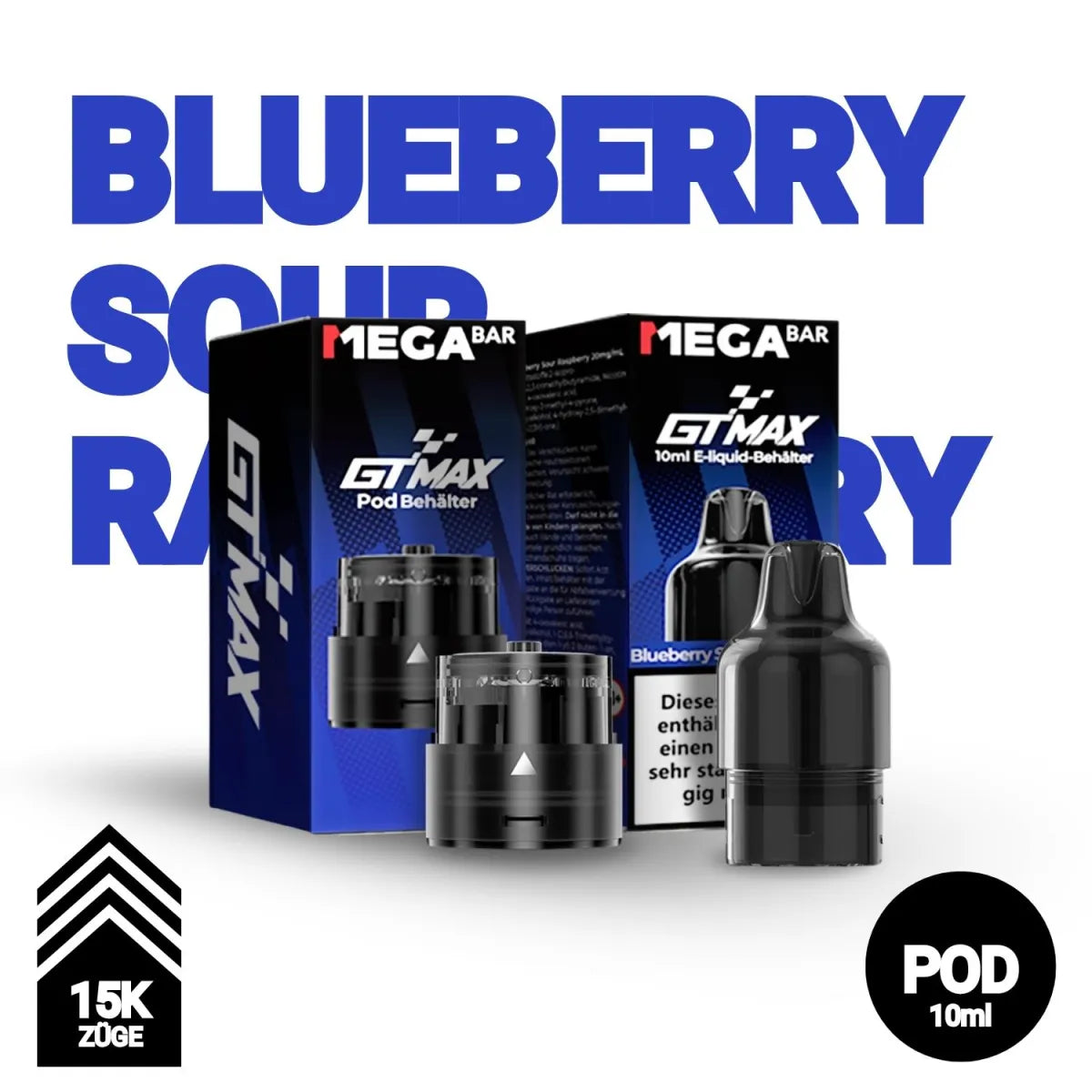Blueberry Sour Raspberry - Megabar GT Max - Pod