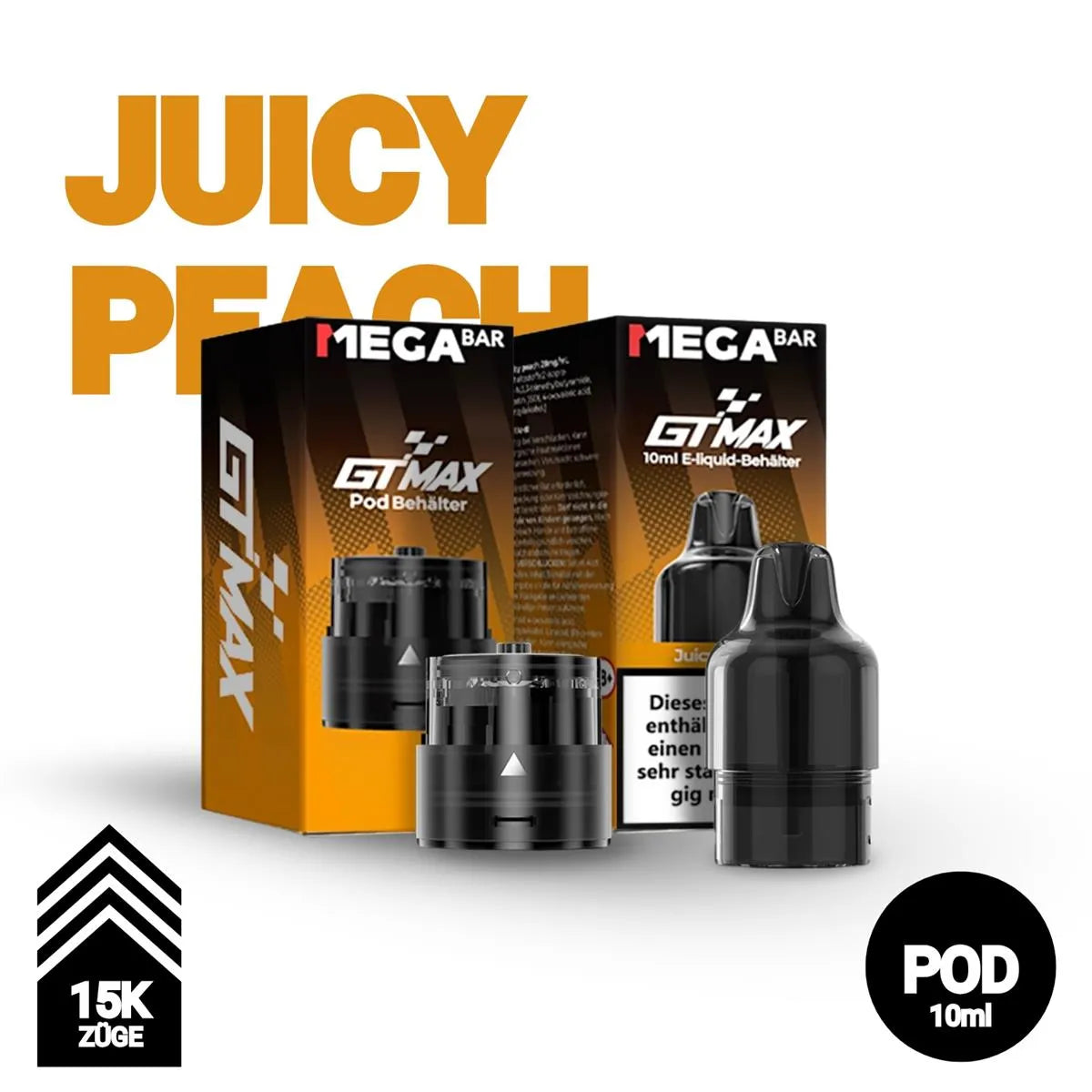 Juicy Peach - Megabar GT Max - Pod