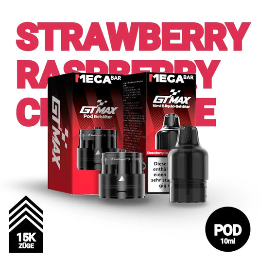 Strawberry Raspberry Cherry Ice - Megabar GT Max - Pod