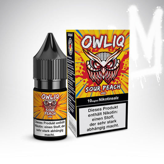Sour Peach - Owliq - 10ml Liquid