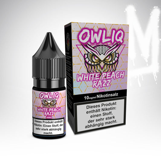 White Peach Razz - Owliq - 10ml Liquid