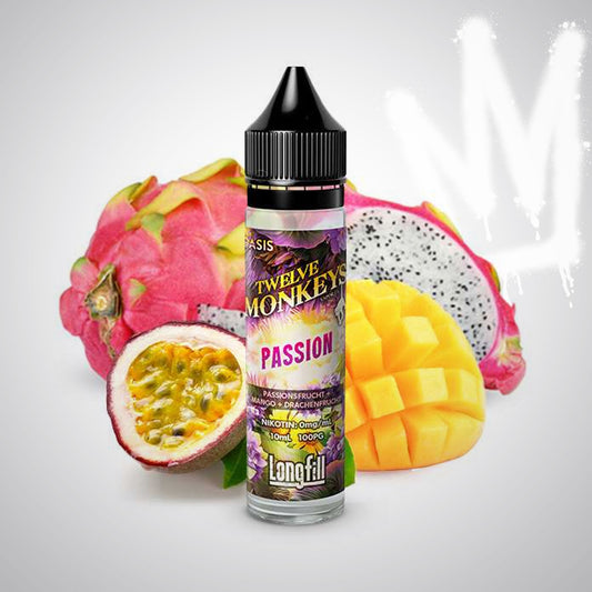 Twelve Monkeys - Passion - 10ml Aroma (Longfill)