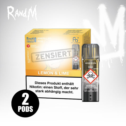 Lemon Lime - 20mg/ml - Prefilled Pods (MatchBar) (2 Stück)