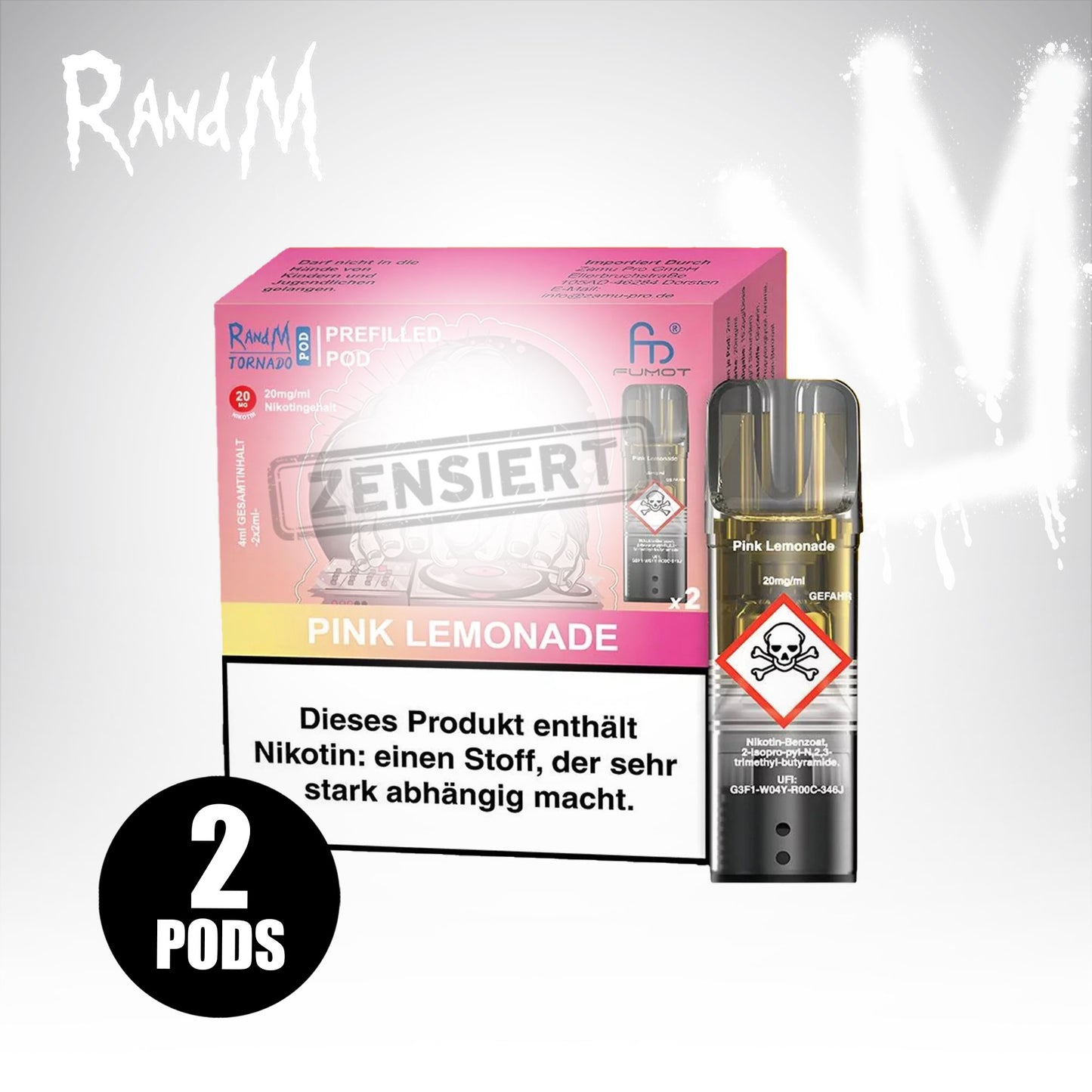 Pink Lemonade - 20mg/ml - Prefilled Pods (MatchBar) (2 Stück)