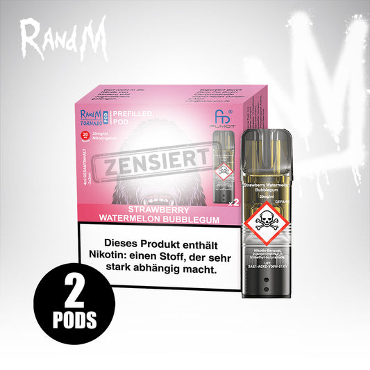Strawberry Watermelon Bubblegum - 20mg/ml - Prefilled Pods (MatchBar) (2 Stück)