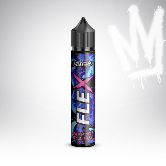 Blue Razz - Revoltage Overdosed FLEX - 7 ml Aroma