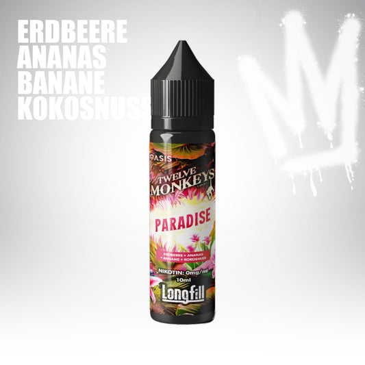 Paradise - Twelve Monkeys - 10ml Aroma (Longfill)