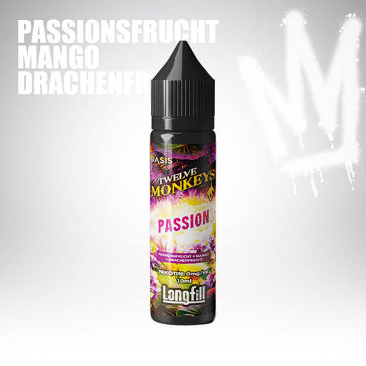 Passion - Twelve Monkeys - 10ml Aroma (Longfill)