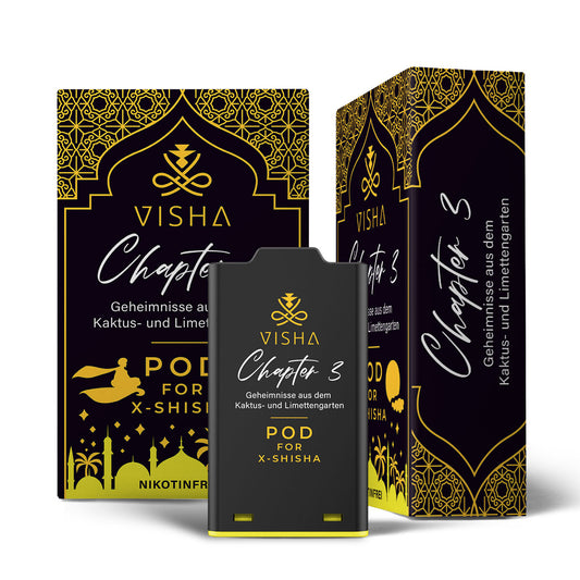 Visha - X-Shisha - Pod - Chapter 3 (0mg/ml - Nikotinfrei)
