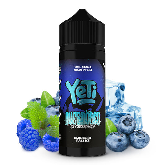 Yeti - Overdosed Blueberry Razz Ice - 10ml Longfill