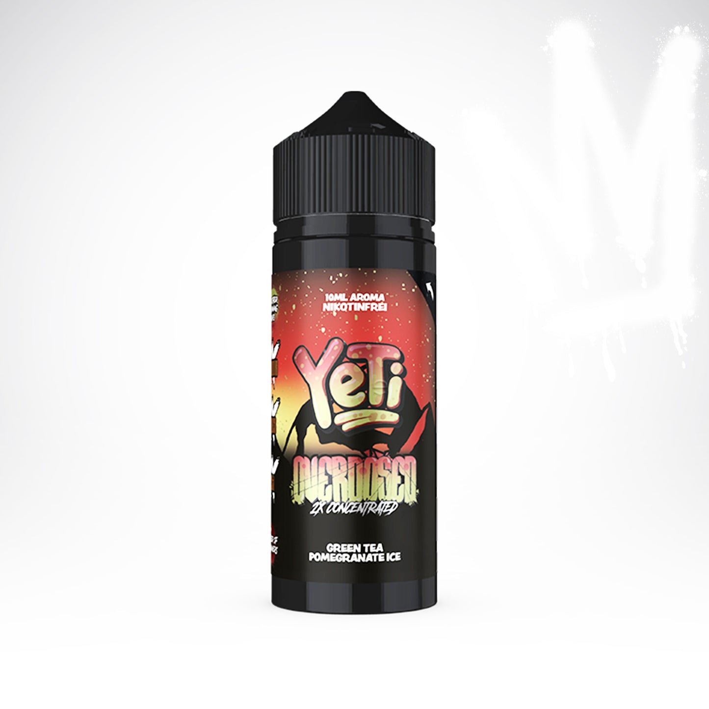 Green Tea Pomegranate Ice - Yeti Overdosed - 10ml Longfill